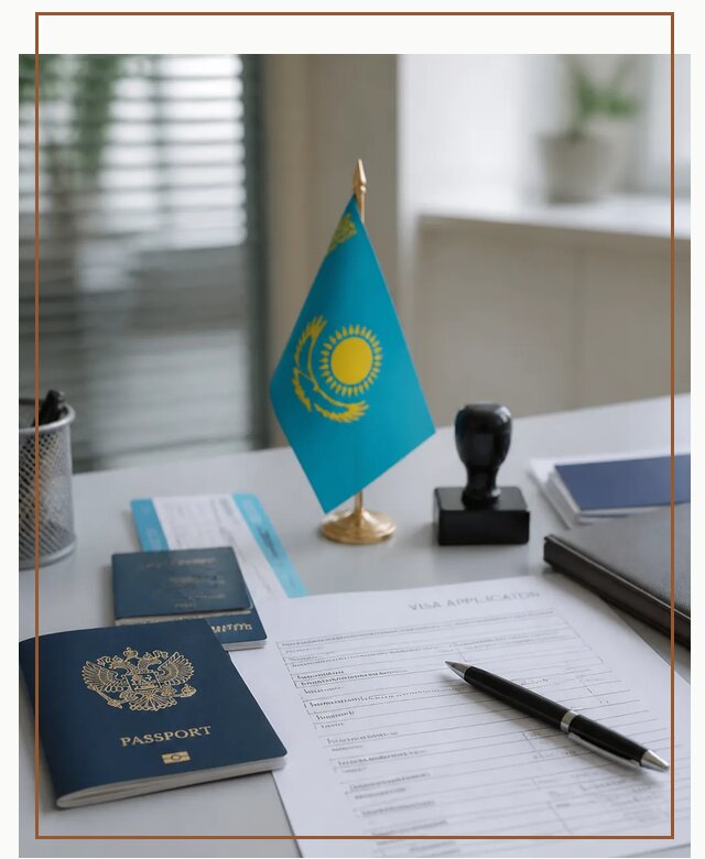 Оформление визы в Казахстан для поездки и работы в Белове
